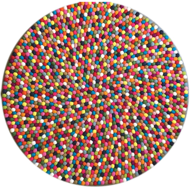 Felt Balls Sunshine Yellow 1 cm , 2 cm , 2.5 cm , 3 cm And 4 cm COLOR –  Felt Ball Rug USA